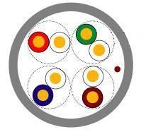 U/UTP Cat5e Eca Cable Network