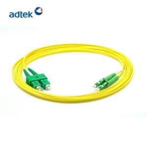 LC-Sc Single Mode Fiber Optical Patch Cord Twin Cores 3m