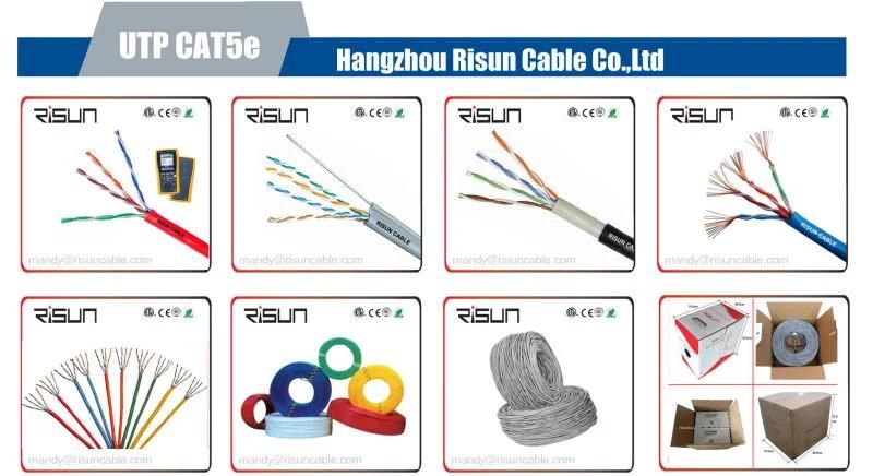 Best Price CCA Cat5e UTP Network Cable with Colorful Sheath