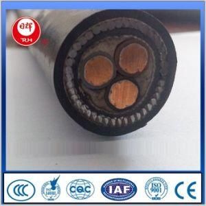 Copper Conductor XLPE Insulated Steel Wire Armoured PVC Sheath Underground Power Cable