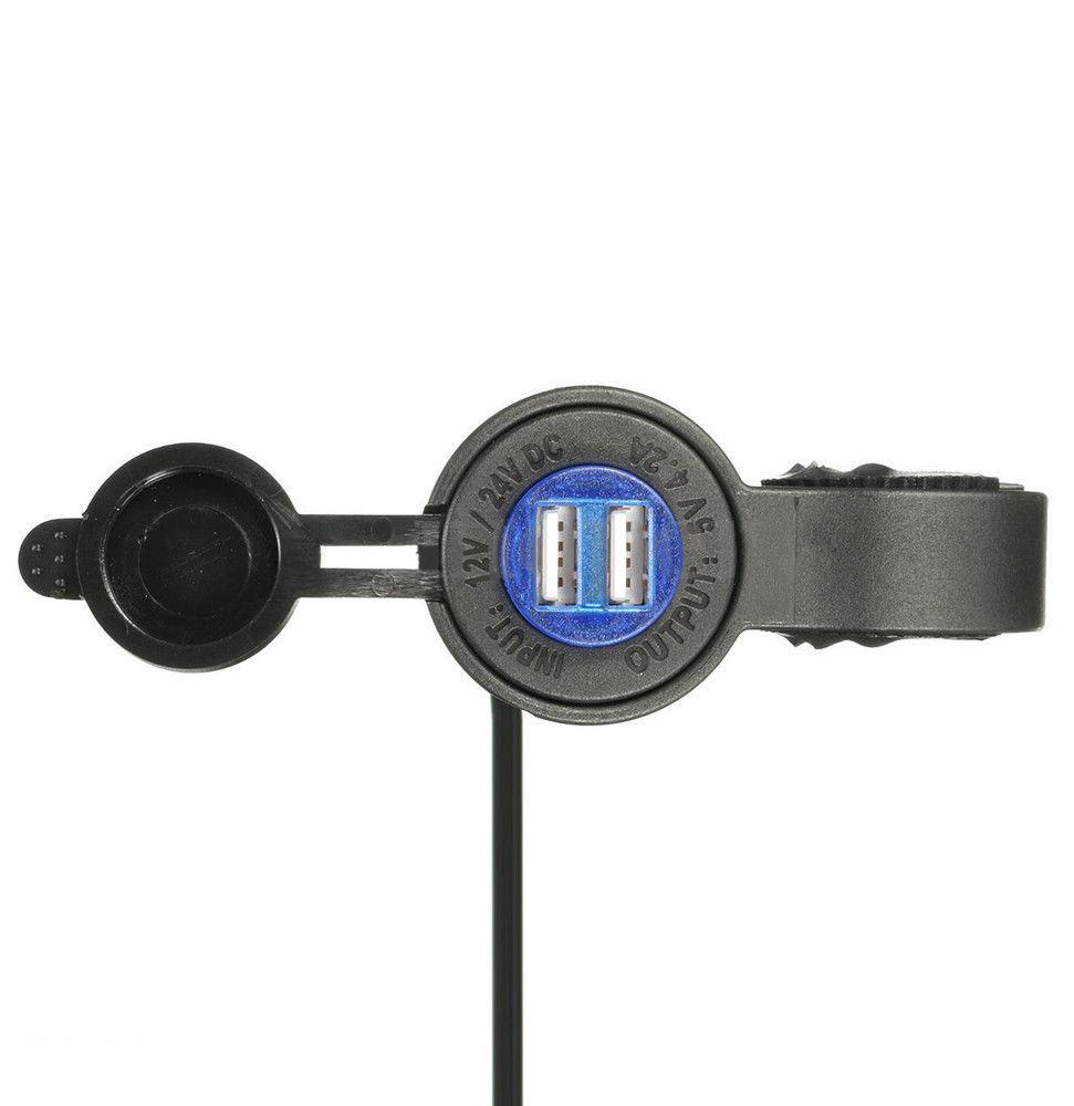 Dual USB Adapter Charger for BMW Truck Hella Plug Socket