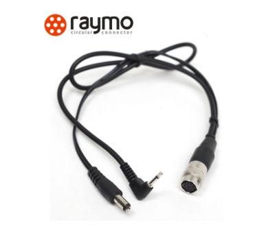 Audio video Hirose 4 Pin Connector with D-Tap DC Camera Cable