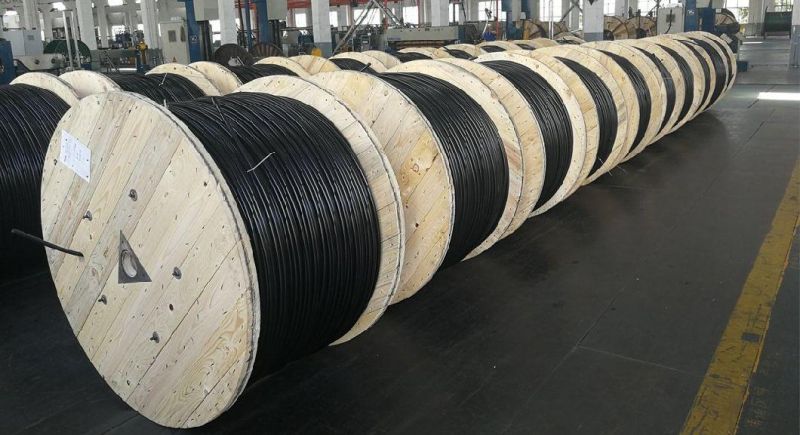MV-90 UD Cable 35kV Copper 750MCM 3 Single Conductors Triplexed Cross-linked Polyethylene Insulated Linear Low Density Polyethylene (LLDPE) Jacketed