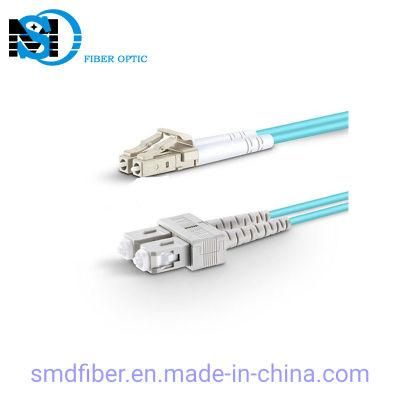 Om3 Multi-Mode Duplex Fiber Optic Cable 50/125 Sc to LC