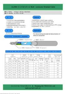 UL2464 Multi Core Cable