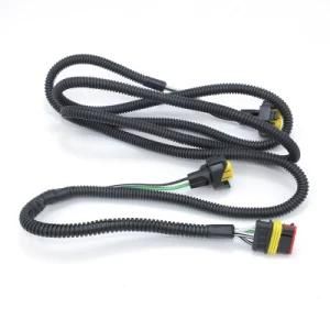 Hydraulic Solenoid Valve Wiring Loom with O-Ring OEM Headlight Wiring Harness Wire Harness Custom