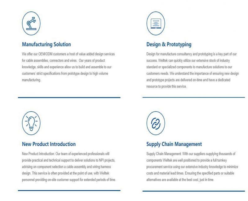 One-Stop Interconnect Solution Custom Wire Harnesses & Cable Assemblies