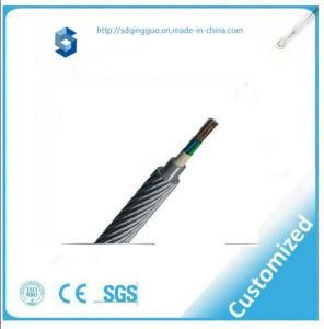 PBT Loose Buffer Tube Opgw Optical Fiber Cable with Manufacturer