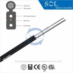 FTTH Access Network GJYXFCH Fiber Optic Cable with Steel Wire