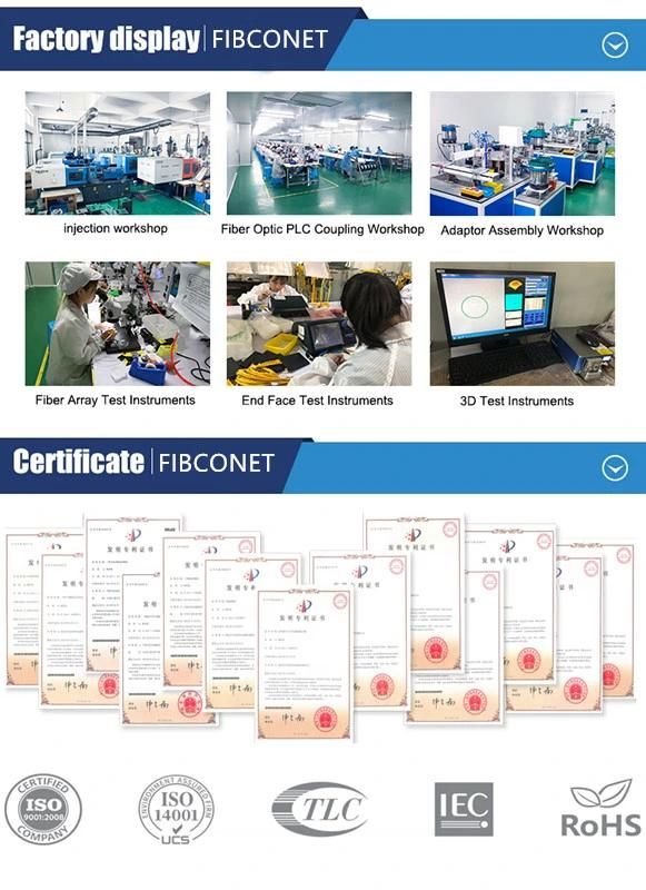 FTTH Single Mode 9/125 Simplex FC/APC - FC/APC LSZH Fiber Optic Patch Cord