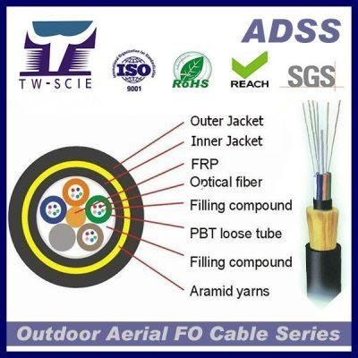 Double Jacket All Dielectric Self-Support Cable ADSS