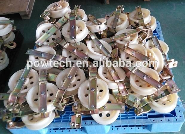 Bolt/Hook Type Nylon Cable Snatch Pulley