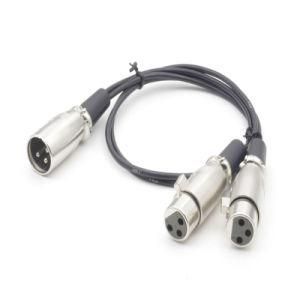 3pin XLR Male to Female Cable Splitter