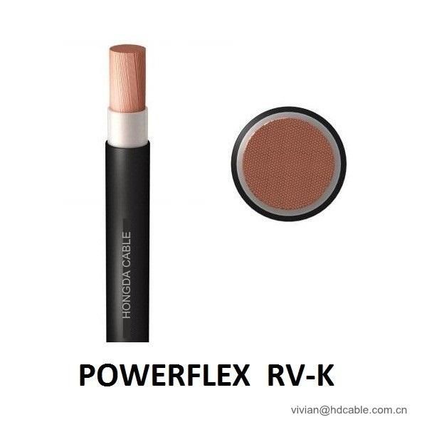 600/1000V Plain Annealed Flexible Copper Powerflex RV-K Cable