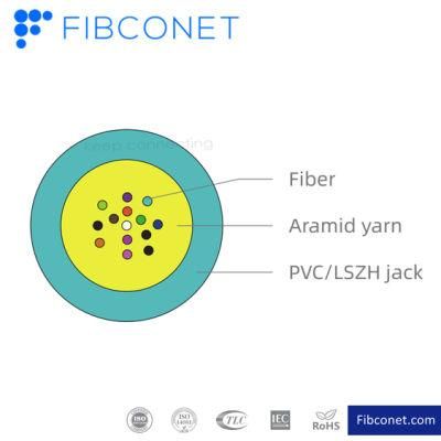 FTTH Gjfv MPO/MTP High Density Indoor Cable Multi-Cores Mini Round Fiber Optic Cable