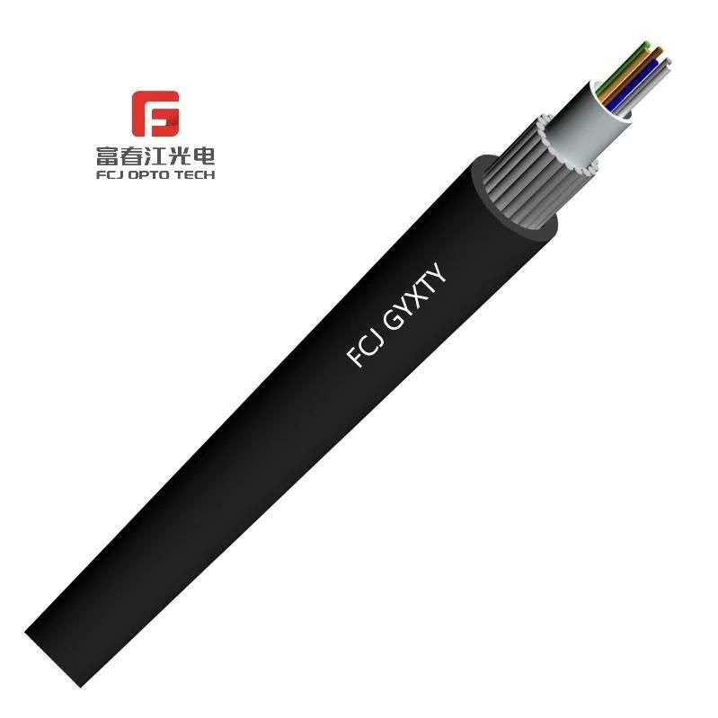 Single Mode Central Loose Tube Outdoor Fiber Optic Cable GYXTY