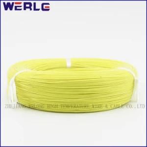 UL 1592 300V AWG 14 Yellow Tinned Teflon Insulated Tinned Copper Stranded Wire