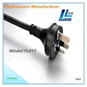 SAA Australia 3 Pins Power Cord Plug with 7.5A