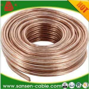 Foil Wrapped Oxygen Free Transparent Speaker Cable Wire for Amplifier &amp; Loudspeaker