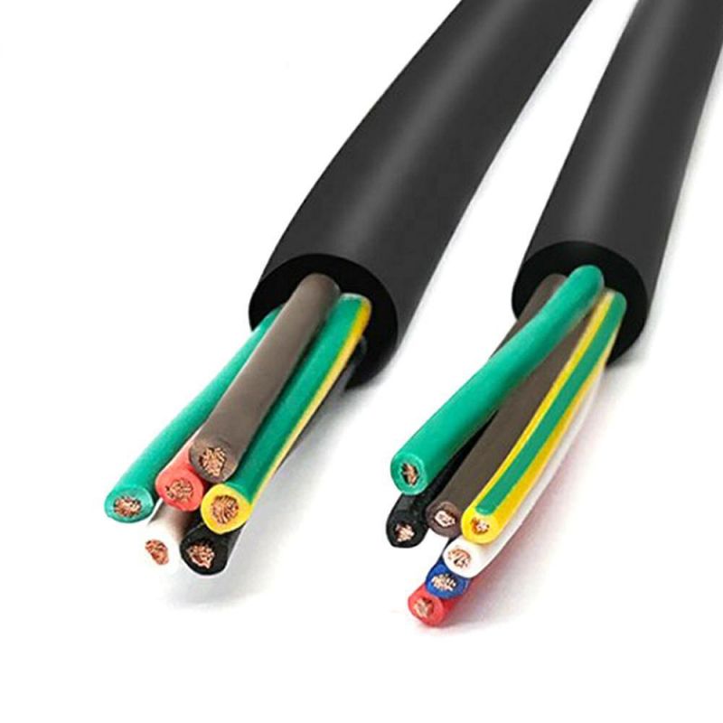 1-36 Core 0.6/1kv 1.8/3kv Silicon Rubber Insulated Twist-Resistant Flexible Wind Turbine Cable