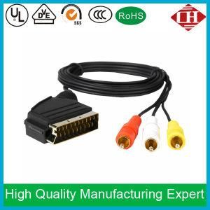 High Quality 1.5m Audio Cable Scart to RCA Cable