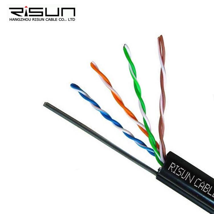 U/UTP Cat 5e Bc Twisted Pair Steel Messenger LSZH Cable