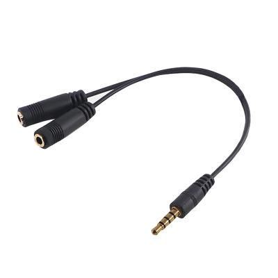 3.5mm Headphone Y Splitter Audio Cable 1 in 2 out Stereo Audio for iPod iPhone