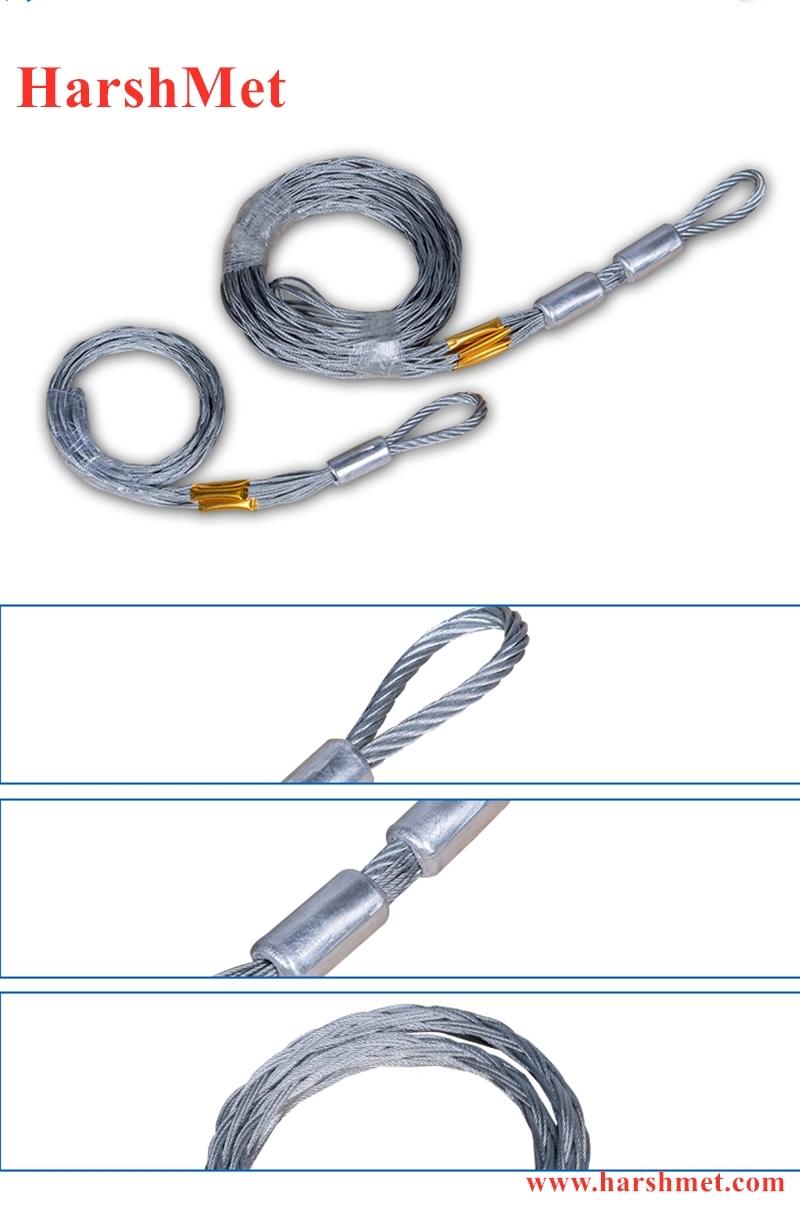 Cable Grip Connector for Cable Socks Wire Mesh Grips