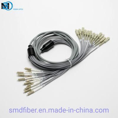 LC/Upc-Sc/Upc mm Armored Cable Fiber Optic Patch Cord