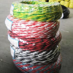 300V 0.5-2.5 Copper Soft Flexible Twiest Electrical Wire with 100m/Roll