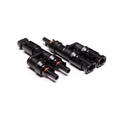Solar Cable Splitter Coupler 2 in 1 Mc4 T-Branch Connectors