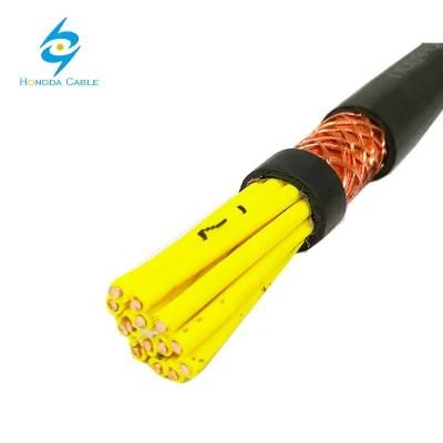 Zr-Kvvp, Kvvrp Zr-Kyjvp Zr-Kyjvrp 7X1.5 mm2 10X1.5mm2 PVC Shielded Control Power Cable
