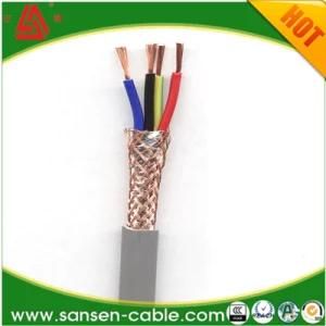 Rvvp Type 300/300V Copper Cored PVC Insulated Shieled and PVC Sheathed Flexible LSZH Cable