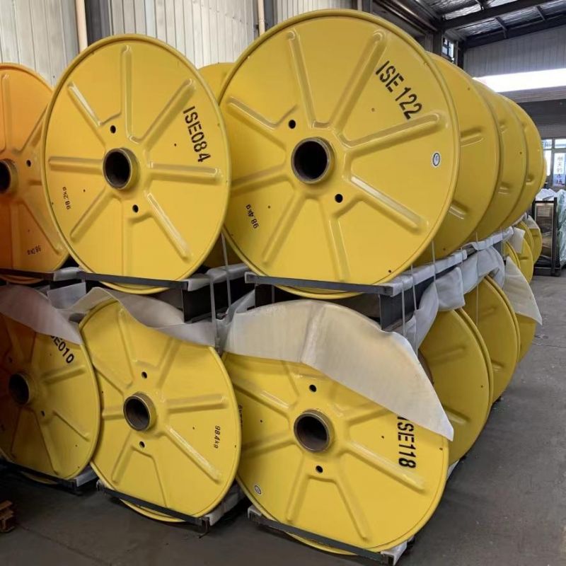 China Punching Spool Corrugated Cable Reel Steel Bobbin Price