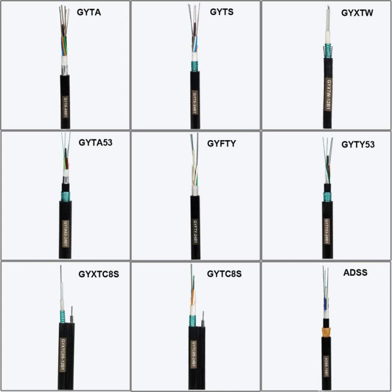 Aerial & Underground GYFTY 24/48 Core Fiber Optic Cable