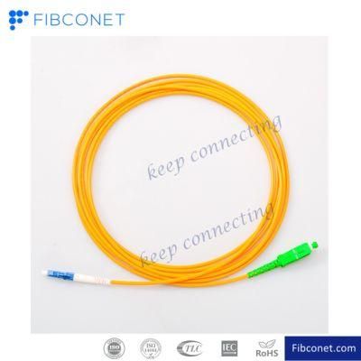 FTTH Single Mode 9/125 Simplex LC/APC - Sc/Upc LSZH Fiber Optic Patch Cord