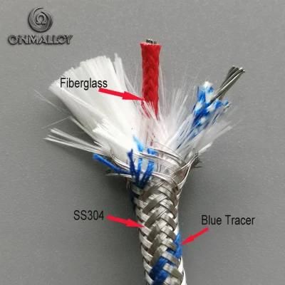 Class I Thermocouple Wire Type J Fiberglass Insulated SS304 Sheath