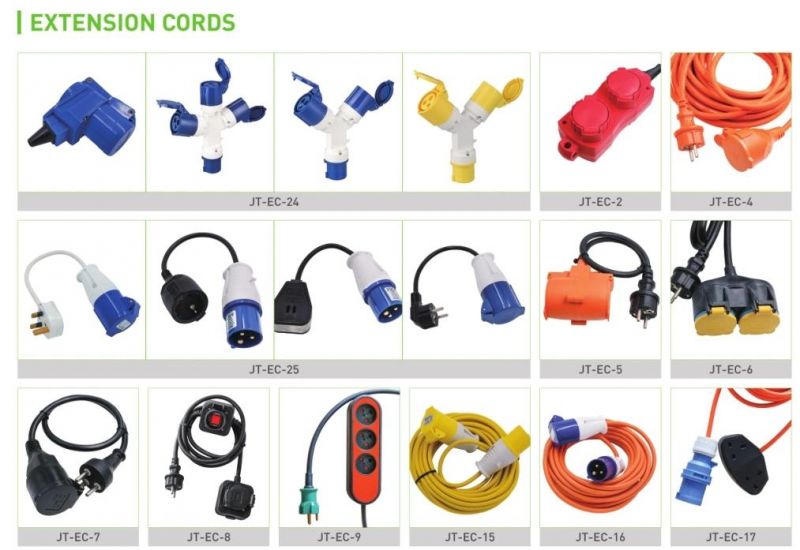 Cee Adapter Cable - 230 V, 16 a Cee Plug & Earth Contact Coupling - IP44 Car Accessories