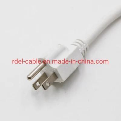 3 Pin Standard Plug NEMA 5-15p UL Approved Us Power Cord RoHS