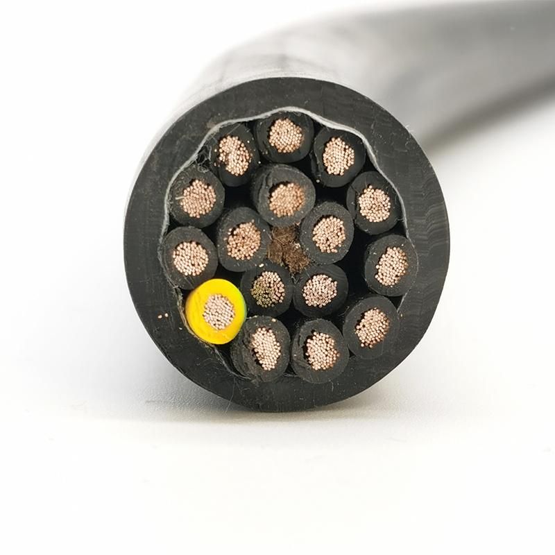 Oil-Resistant Puro-Jz-Hf / Puro-J-Hf / Puro-Oz-Hf PUR Drag Chain Cable