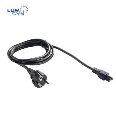 Universal AC Cable Power Cord IEC320 C5 Micky Mouse to Europe 3 Pin