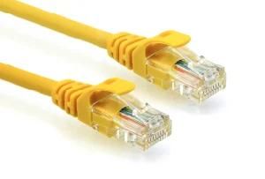 UTP Cat5e/CAT6 Patch Cord Yellow PVC/LSZH 1m, 2m, 3m,