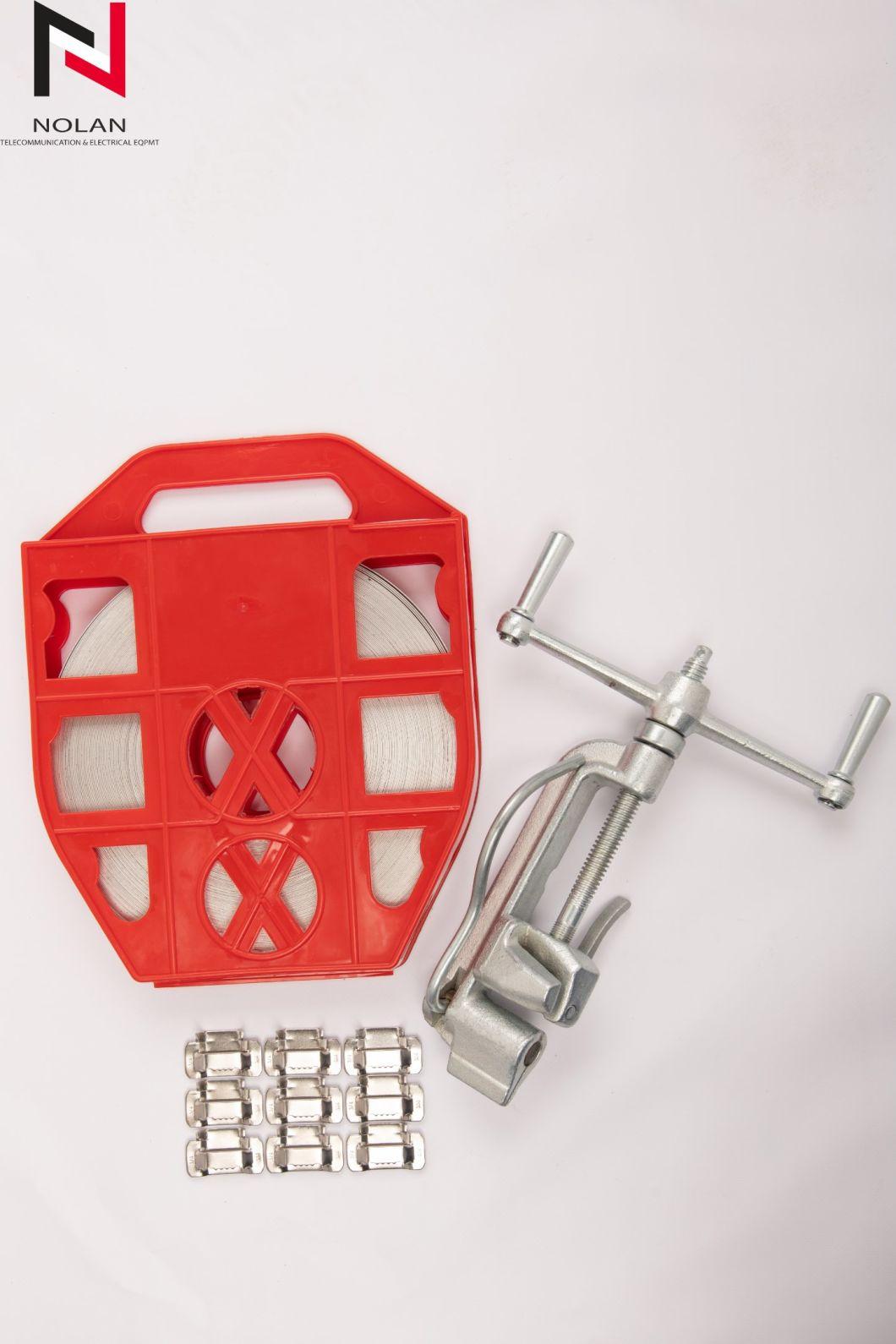 Stainless Steel Strapping Band Pole Hoop Fixed Binding Cable Ties