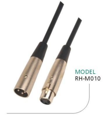 Audio Cable Mic Wire Cord Microphone Cable Extension 3pin Cannon XLR Male to Female 24/22 AWG Ga/Guage OFC CCA Balanced Studio