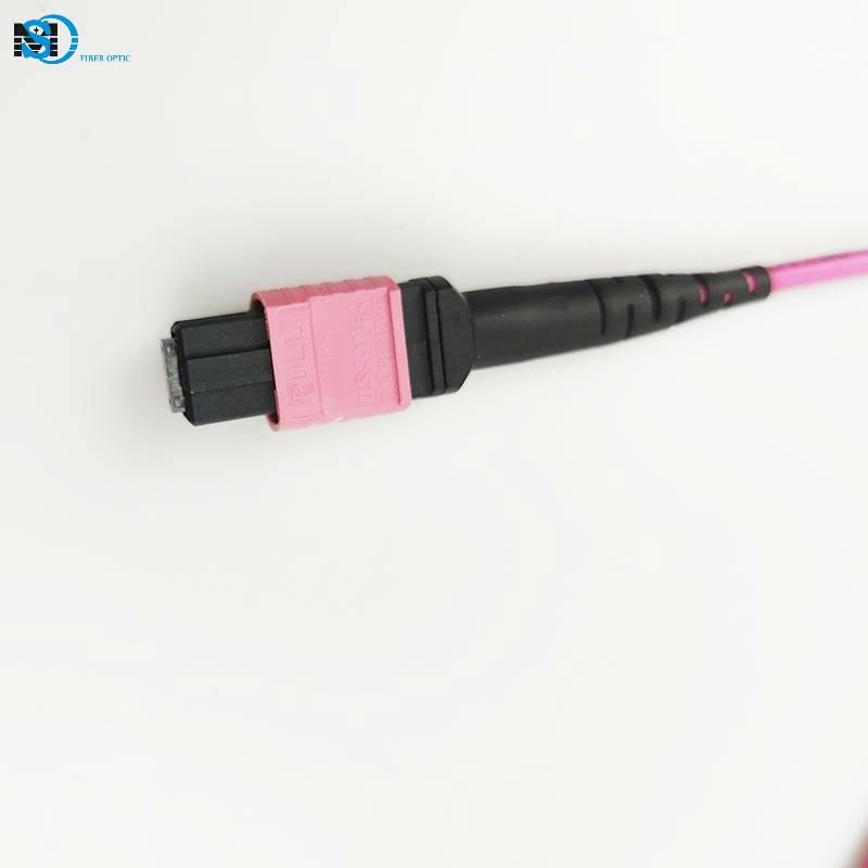 Manufacturer Preconnectorized Sm Om3 Om4 Multi-Mode 8 12-Fiber MTP/MPO-LC Fiber Optic Patch Cord