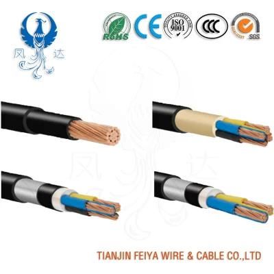 0.6/1kv Copper/Aluminum Conductor PVC Insulated PVC Sheathed Low Voltage VV Vlv VV22 Vlv22 PVC Power Cable