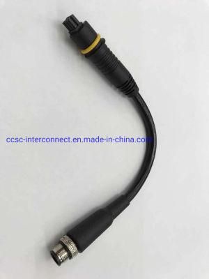 Waterproof Ipx7 DIN M12 Plug Cable Assembly