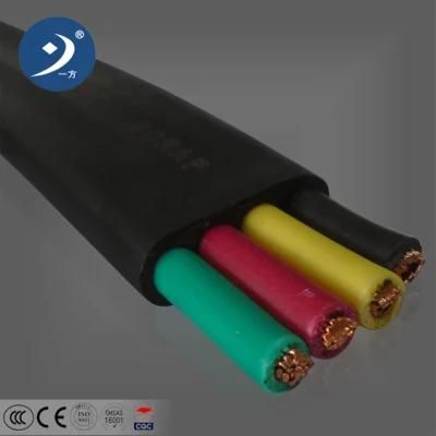 PVC Flexsible Power Flat Elevator Cable Wire 3X2.5mm 4X2.5mm for Sale