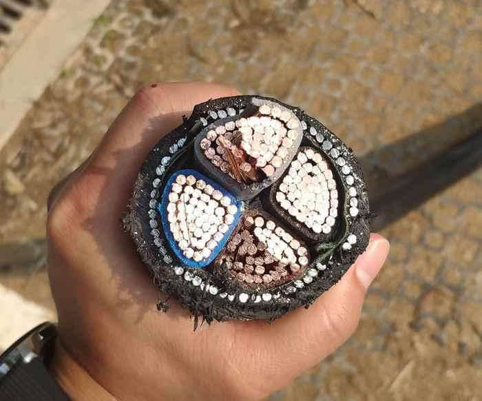 240mm 4 Core XLPE/Swa/PVC Galvanized Steel Wire Armoured Power Cable