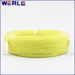 UL 3135 AWG 19 Yellow PVC Insulated Tinner Cooper Silicone Wire